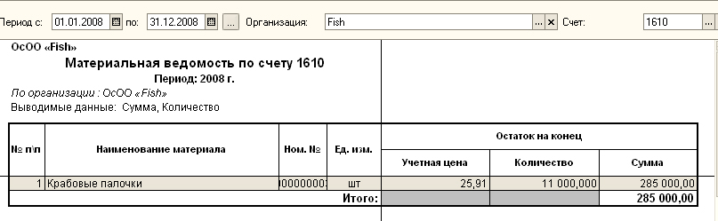 поступление ТМЗ